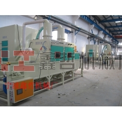 鑫哲-自動(dòng)噴砂機(jī)，自動(dòng)輸送式噴砂機(jī)，通過式噴砂機(jī)，通過式生產(chǎn)線