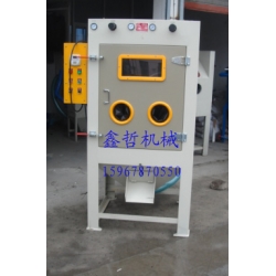 XZ-1010-2雙槍滾筒自動噴砂機，滾籃式噴砂機，自動噴砂機
